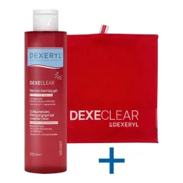 Dexeryl Dexeclear schuimende reinigingsgel voor de onzuivere huid, 200 ml