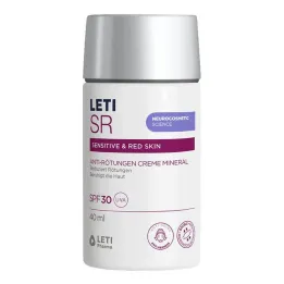 Leti SR Anti-Roodheid Crème Mineraal SPF 30, 40 ml