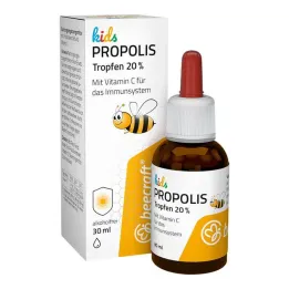 Beecraft Kids Propolis biologische druppels 20% plus vitamine C, 30 ml