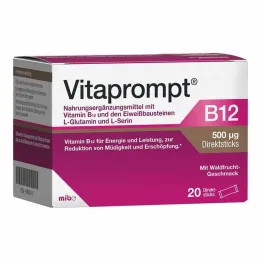 Vitaprompt B12 500 µg directe sticks, 20 stuks