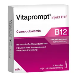 Vitaprompt injekt B12 1000 µg injectieoplossing, 5X1 ml