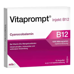 Vitaprompt injekt B12 1000 µg injectieoplossing, 10x1 ml