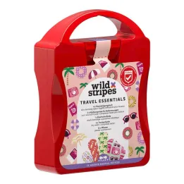 Wild Stripes Travel Essentials EHBO-doos, 21 stuks