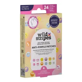 Wild Stripes Anti-puistjespleisters Smile Stop, 24 stuks