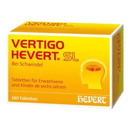 Vertigo Hevert SL tabletten, 260 st
