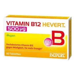 Vitamine B12 Hevert 500 µg tabletten, 60 st