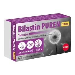 Bilastin Puren 20 mg tabletten, 20 stuks
