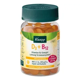 Kneipp Vitamine D3 + B12 Gummies, 30 stuks