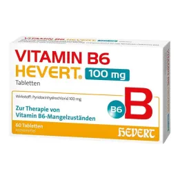 Vitamine B6 Hevert 100 mg tabletten, 60 st