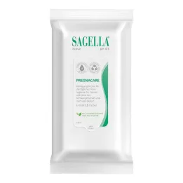 Sagella actieve Pregnacare reinigingsdoekjes, 15 stuks
