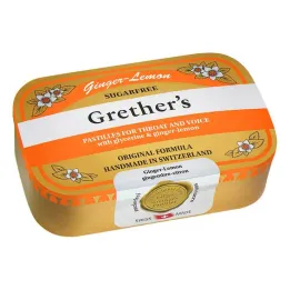 Grethers Gember Citroen suikervrij, 110 g