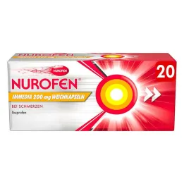 Nurofen Immedia 200 mg zachte capsules, 20 stuks