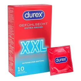 Durex Feeling Real XXL Condooms, 10 stuks