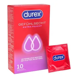 Durex real-feeling extra vochtige condooms, 10 stuks