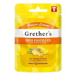 Grethers Gember Citroen suikervrij, 30 g