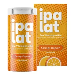 Ipalat De Vitamine Pastille Sinaasappel-Gember, 40 st