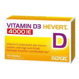Vitamine D3 Hevert 4.000 IE tabletten, 100 stuks
