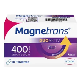 Magnetrans duo-actief 400 mg tabletten, 20 stuks