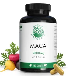 Green Naturals® Maca 2800 mg hoge dosis 40:1 capsules vegan (180 stuks)