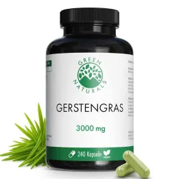Green Naturals® gerstegras 3000 mg capsules vegan (240 stuks)