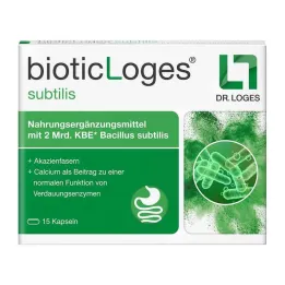 Bioticloges subtilis capsules, 15 st