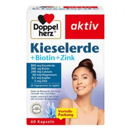 Doppelherz silica + biotine + zinkcapsules, 60 st