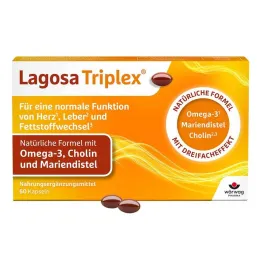 Lagosa Triplex zachte capsules, 60 stuks