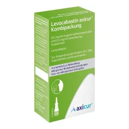 Levocabastin axicur combinatie 0,5 mg / ml 4 ml AT + 5 ml Nas, 1 p