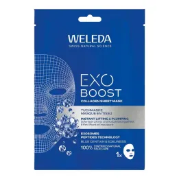 Weleda Exo Boost Collageen sheetmasker blauwe gentiaan, 20 ml