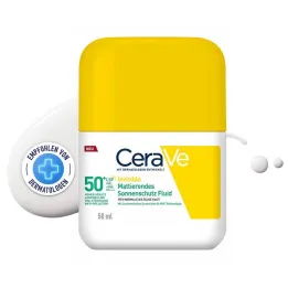 Cerave Zonbeschermingsvloeistof Invisi.mattier.SPF 50+, 50 ml