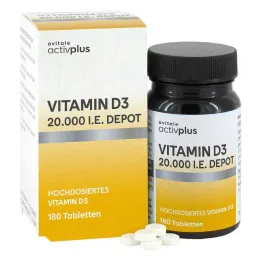 Activplus Vitamine D3 20.000 IE depottabletten (180 stuks)