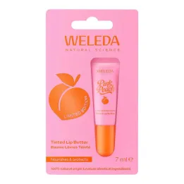 Weleda Pink Peach getinte Lip Butter, 7 ml