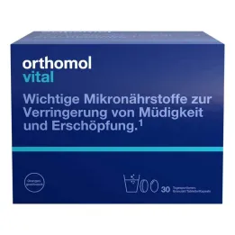 Orthomol Vital Granulaat/Tabletten/Capsules Oranje, 30 st