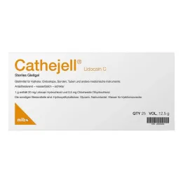 Cathejell Lidocaine C steriel glijmiddel Zhs 12,5 g, 25 st
