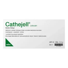 Cathejell Lidocaine steriel glijmiddel Zhs 12,5 g, 25 st