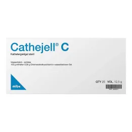 Cathejell C steriel glijmiddel Zhs 12,5 g, 25 st